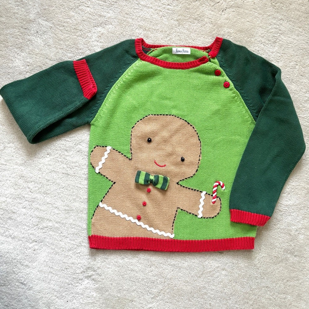 Gingerbread man sweater